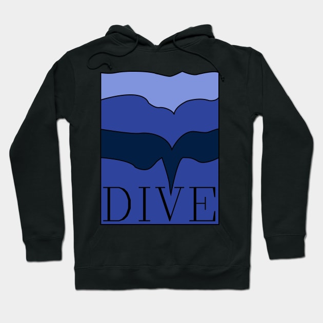 graphic dive Hoodie by new eccentrics